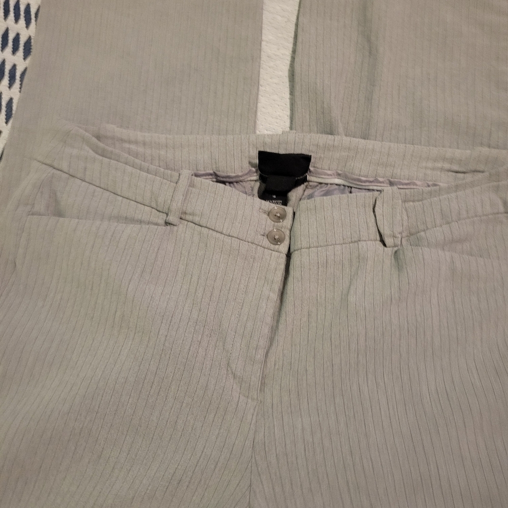 *3 for $10* Pinstripe slacks